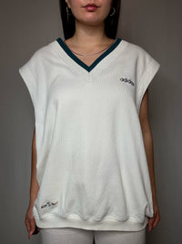 Vintage Adidas white vest XXL