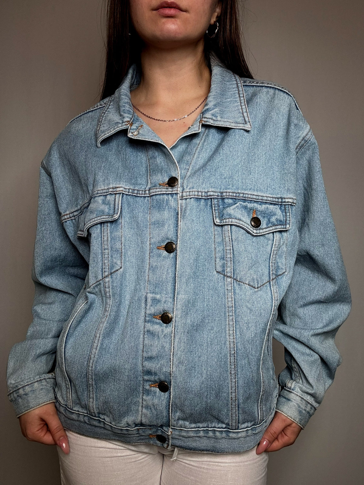 Veste en jean oversized M vintage