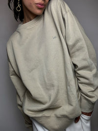 Sweat col rond beige LEE COOPER M vintage