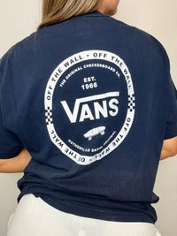 VANS L Vintage-T-Shirt in Marineblau