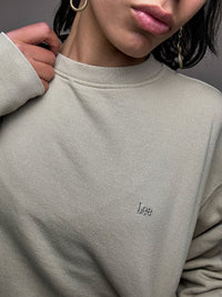 Sweat col rond beige LEE COOPER M vintage