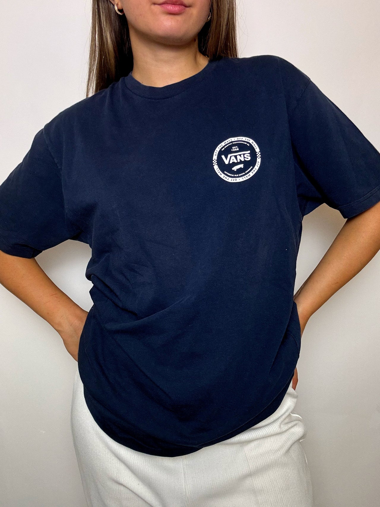 Tee shirt marine VANS L vintage