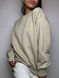 Sweat col rond beige LEE COOPER M vintage