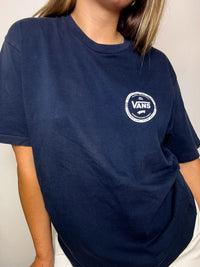 VANS L Vintage-T-Shirt in Marineblau