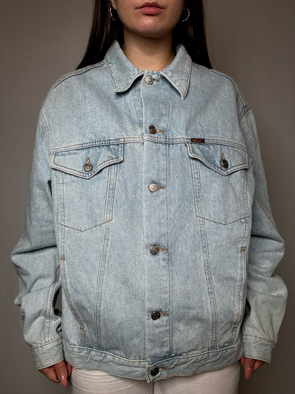Vintage Rifle Jeansjacke XL
