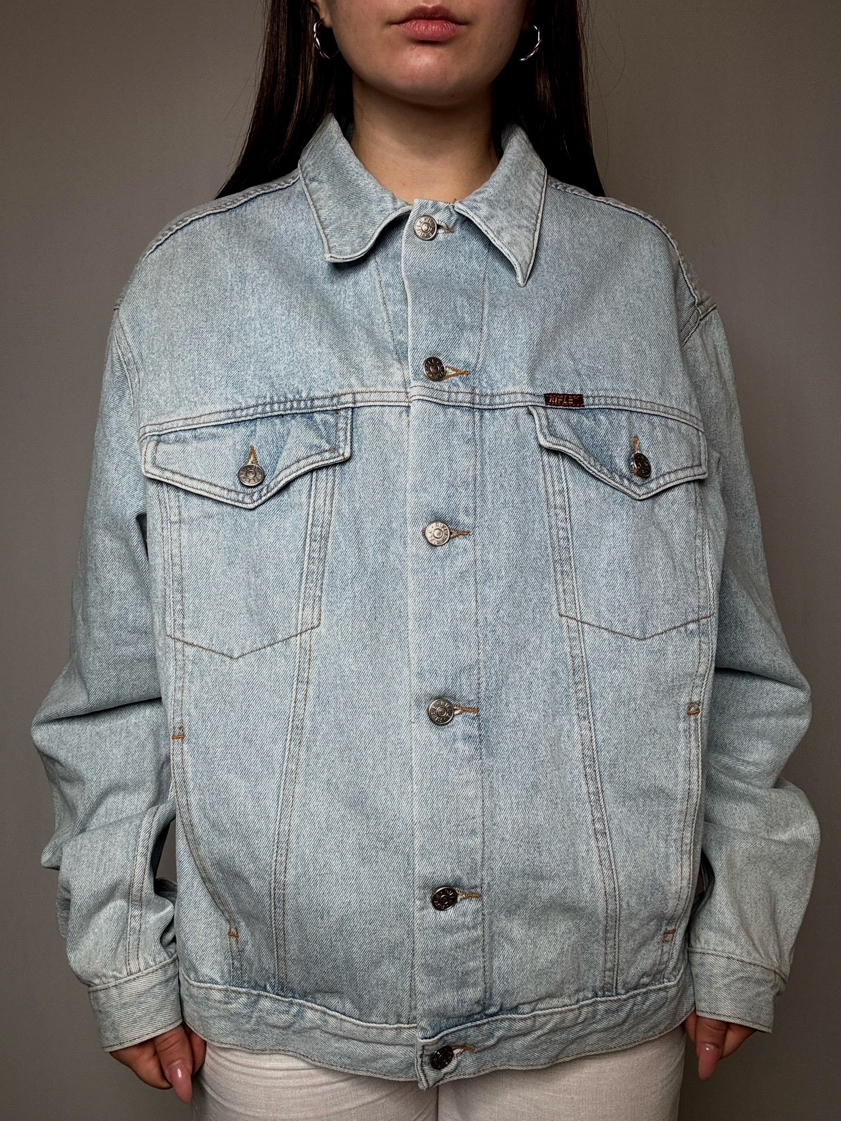 Vintage Rifle Jeansjacke XL
