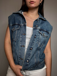Gilet en denim L vintage