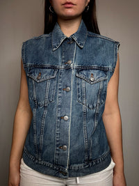 Gilet en denim L vintage