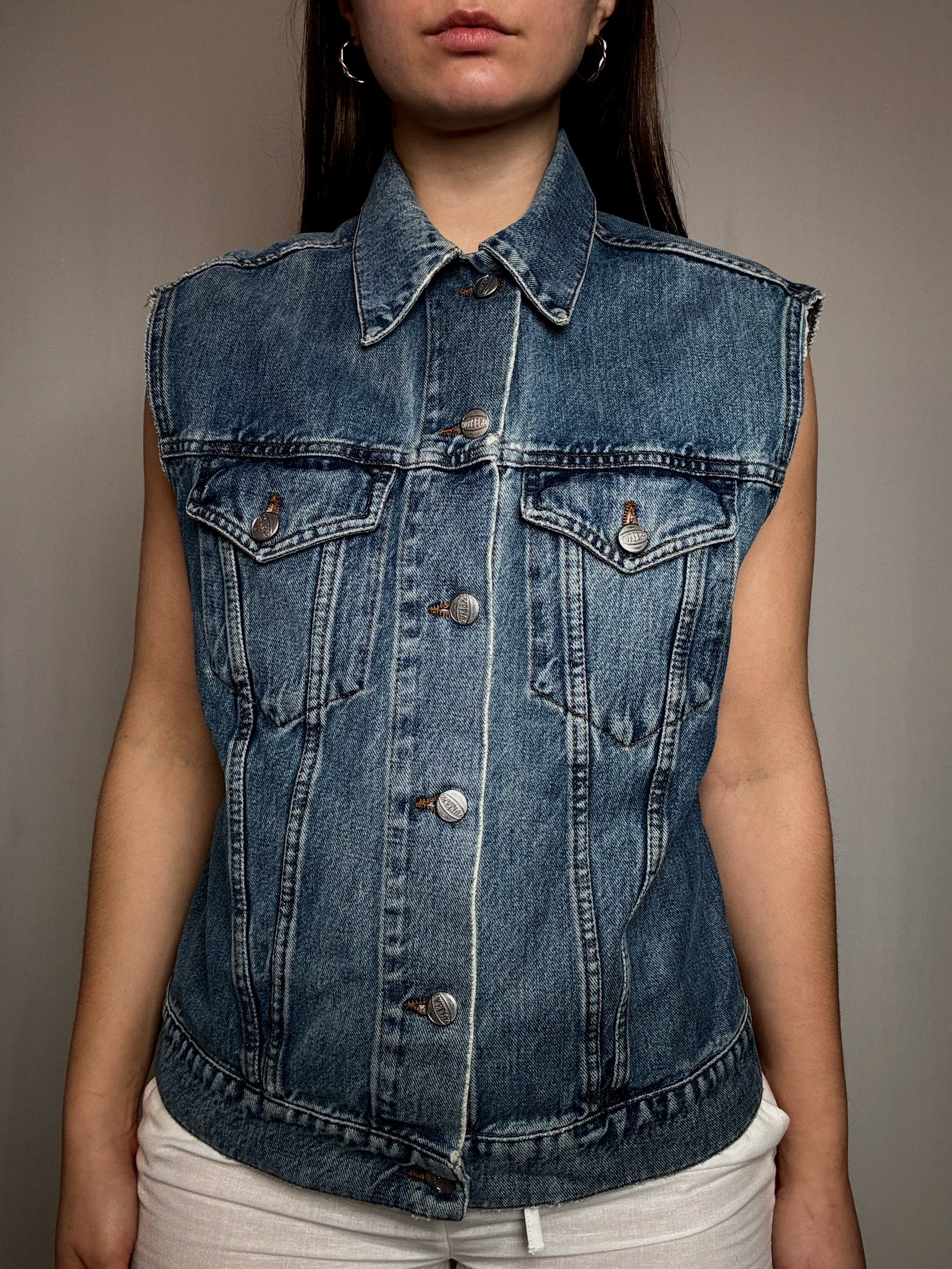 Gilet en denim L vintage