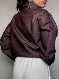 Veste effet denim bordeaux CARHARTT M vintage