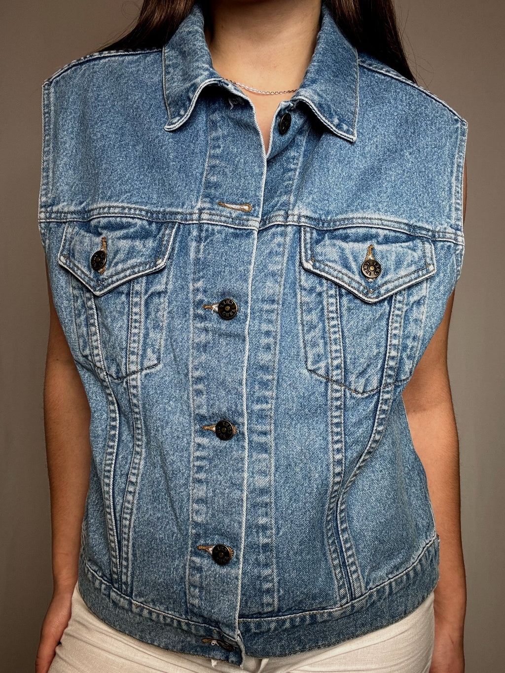 Vintage Denimweste M