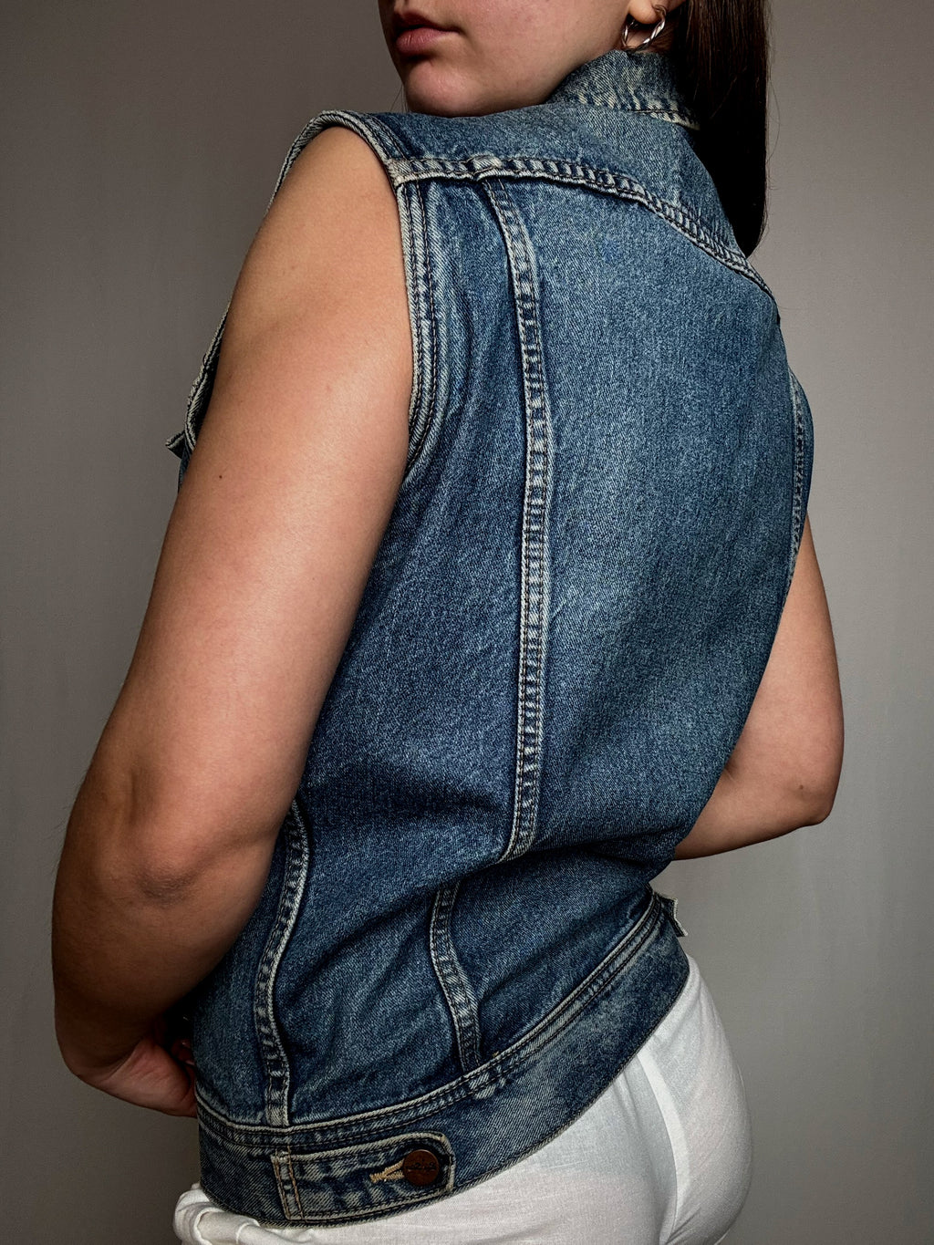 Gilet en denim L vintage