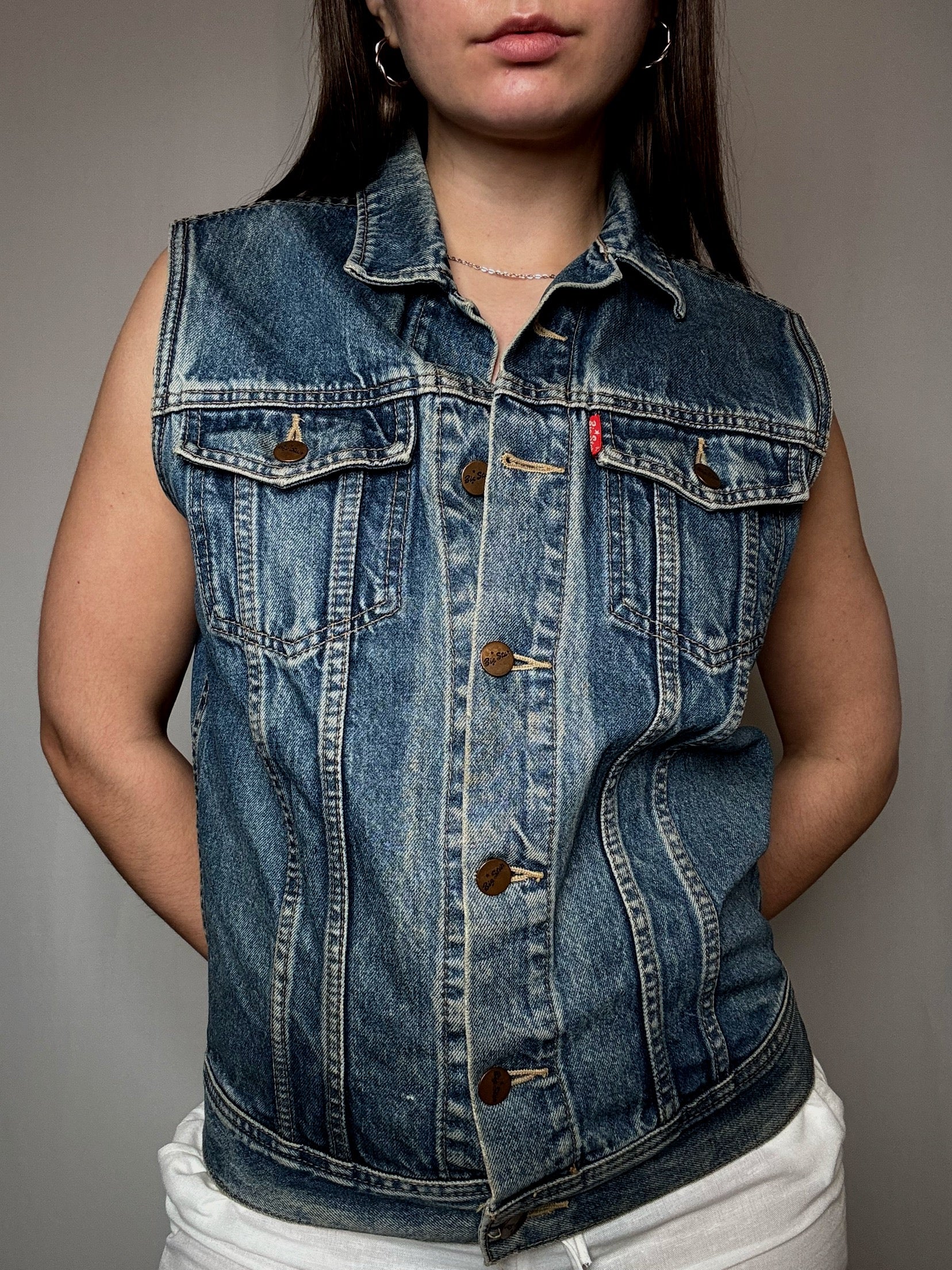 Gilet en denim M vintage