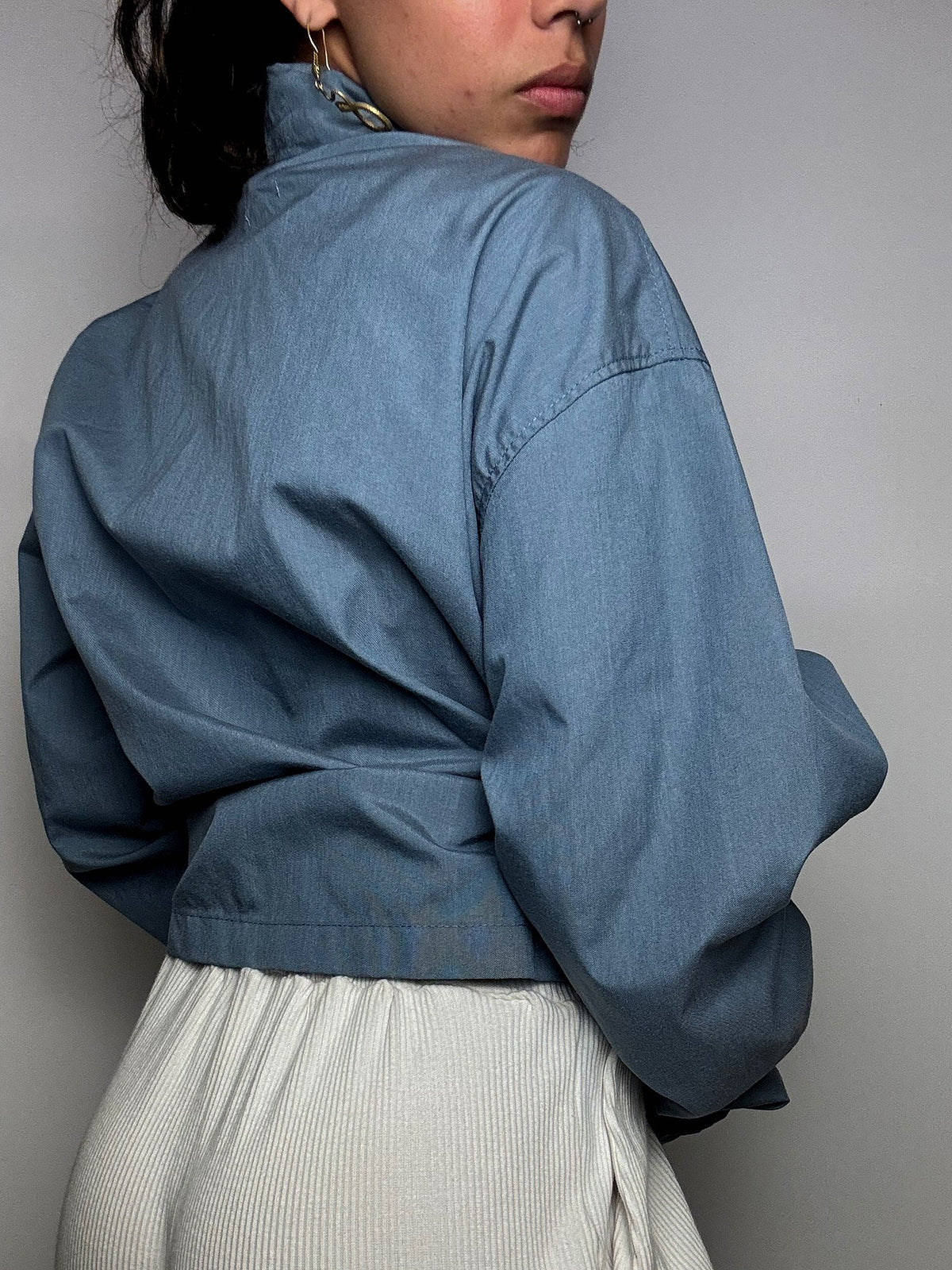 Veste en nylon bleue CARHARTT L vintage