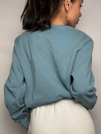 Sweat col rond bleu CARHARTT M vintage