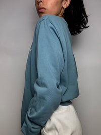Sweat col rond bleu CARHARTT M vintage