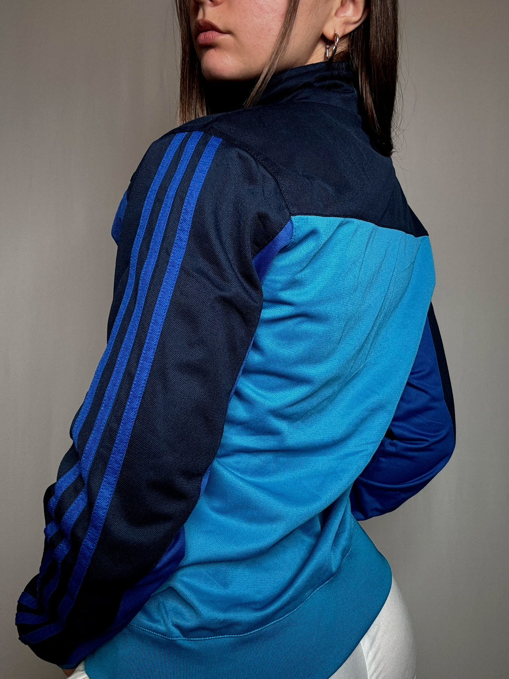 Jacket Adidas bleue L vintage