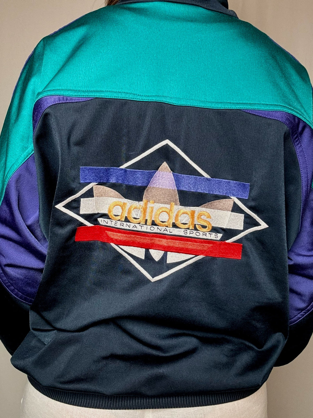 Jacket Adidas tricolore M vintage