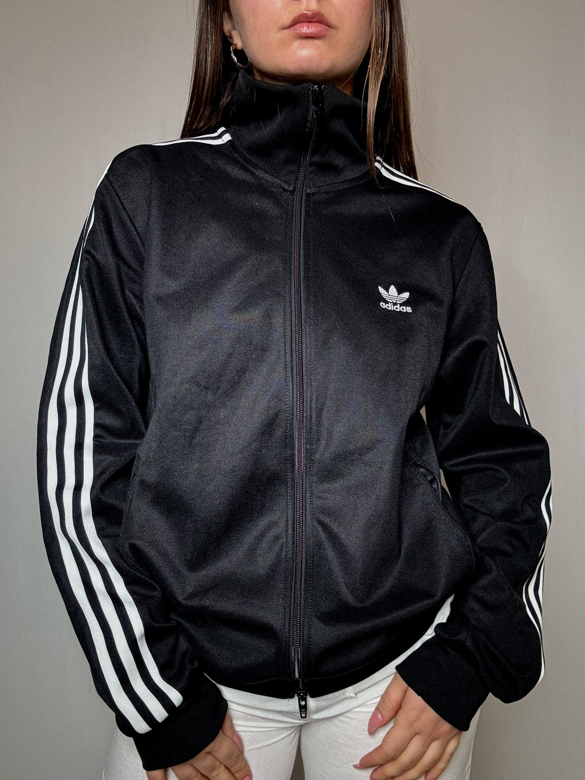 Jacket Adidas noire L vintage