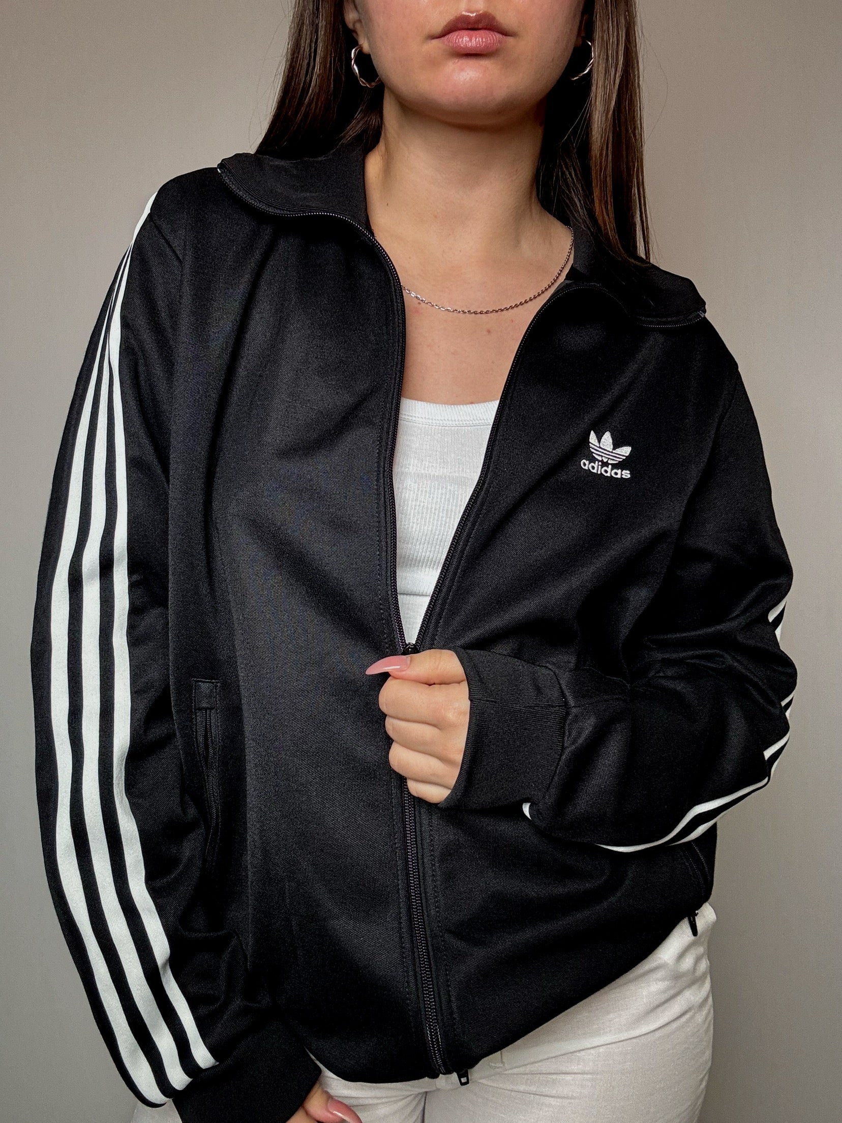 Jacket Adidas noire L vintage