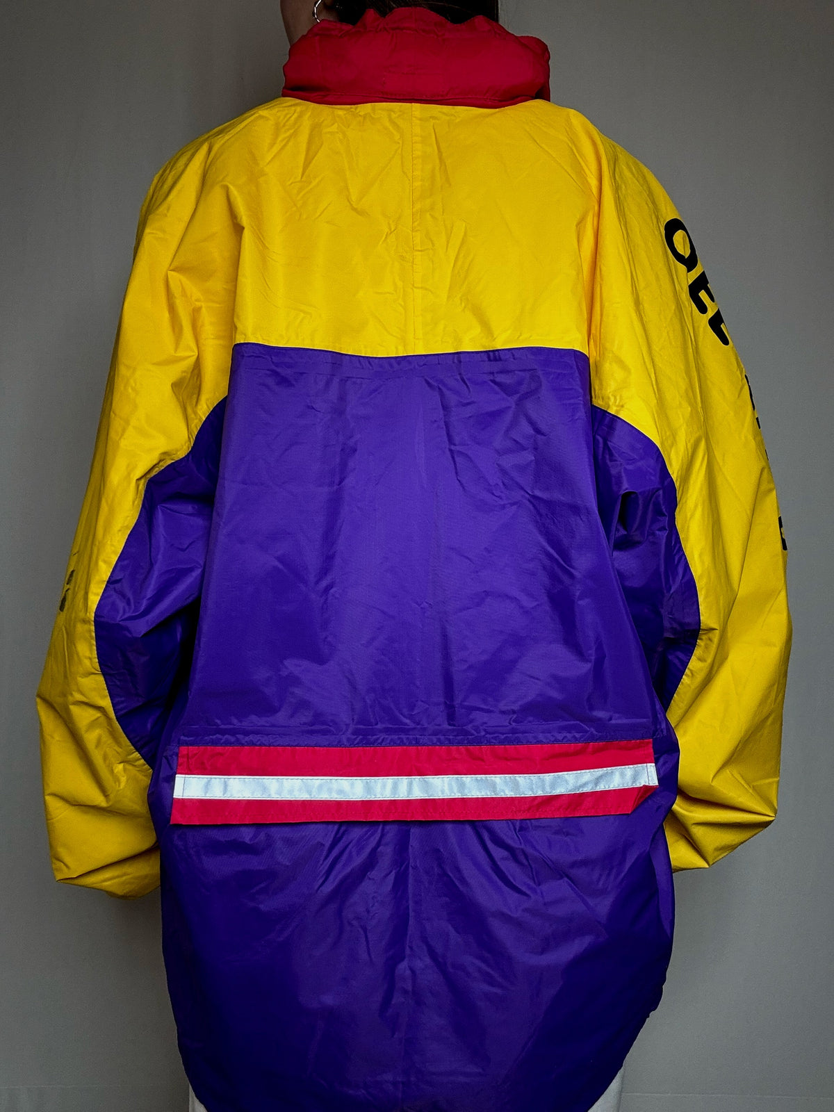 Wintbreaker K-way colorblock XL vintage