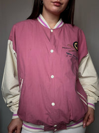Bomber varsity rose L vintage