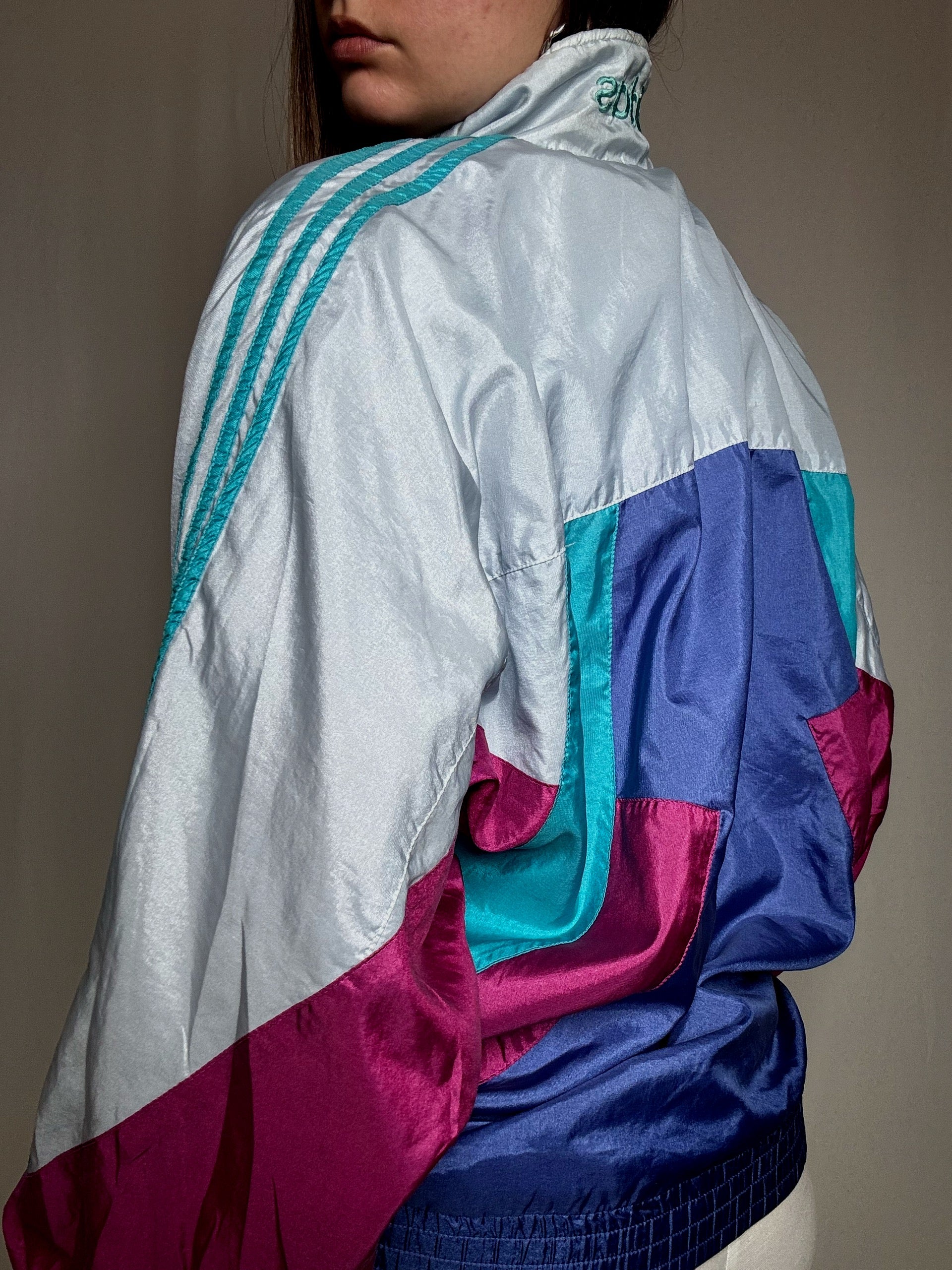 Jacket de sport colorée L vintage