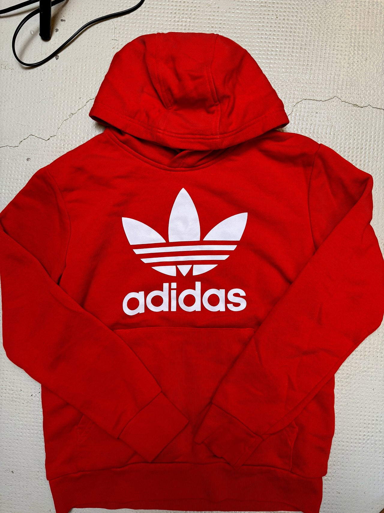 Sweat rouge adidas 12/13A