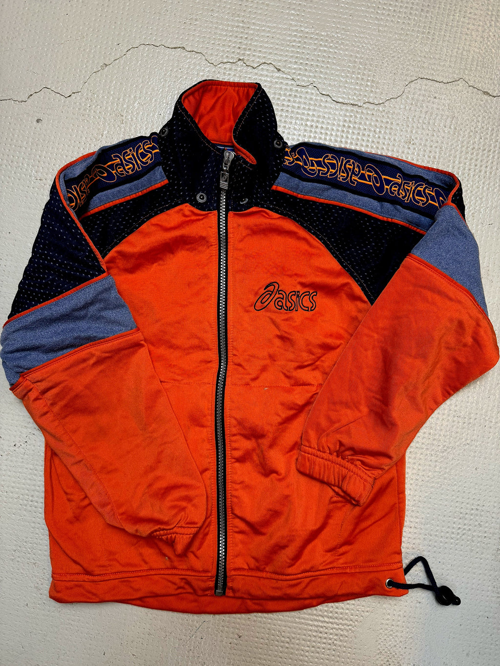 Asics orange jacket 7/8Y