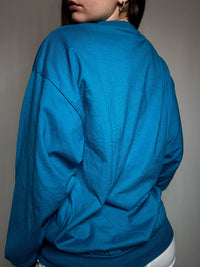 Tshirt manche longue bleu M vintage