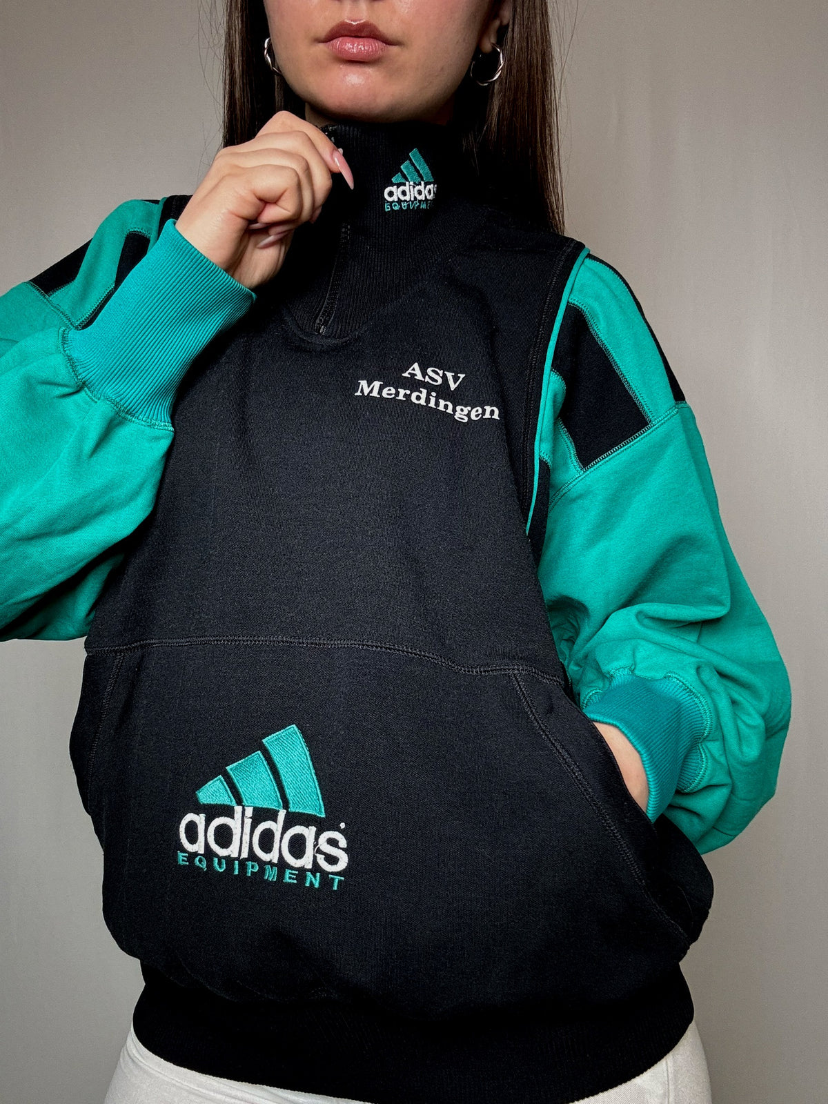 Jackets Adidas bicolore L vintage