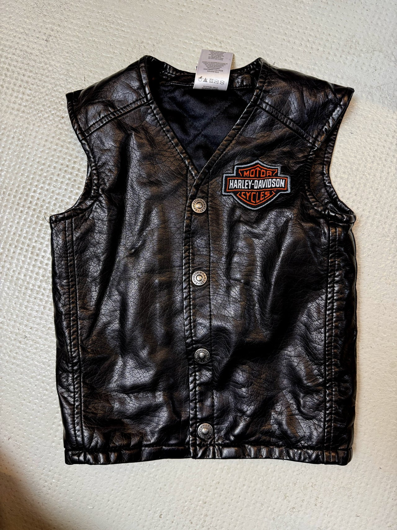 Gilet en cuir harley 2/3A