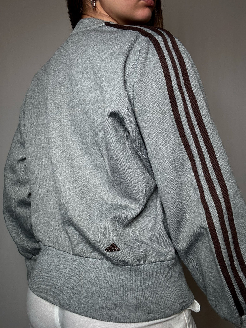 Sweat gris Adidas S vintage