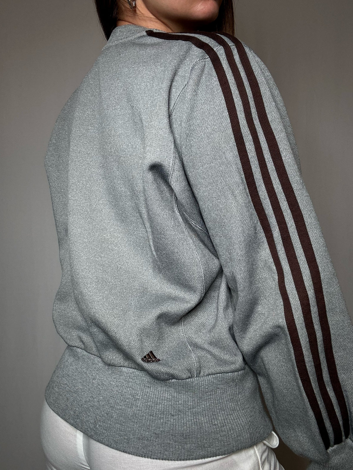 Sweat gris Adidas S vintage