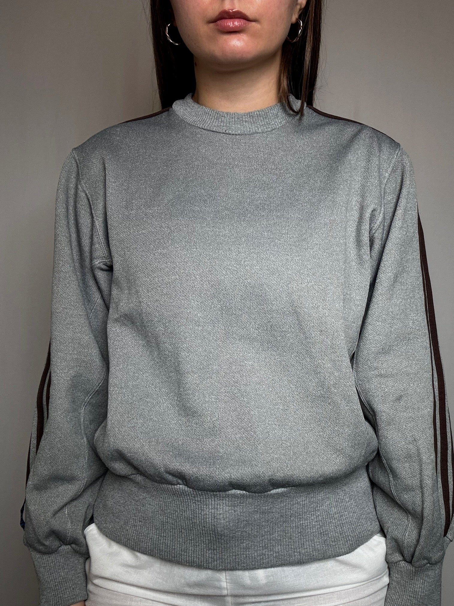 Sweat gris Adidas S vintage