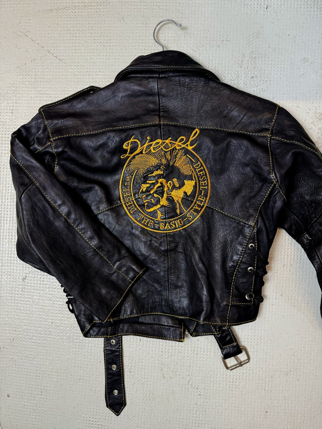 Diesel Lederjacke Größe 10/12A
