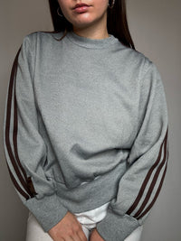 Sweat gris Adidas S vintage
