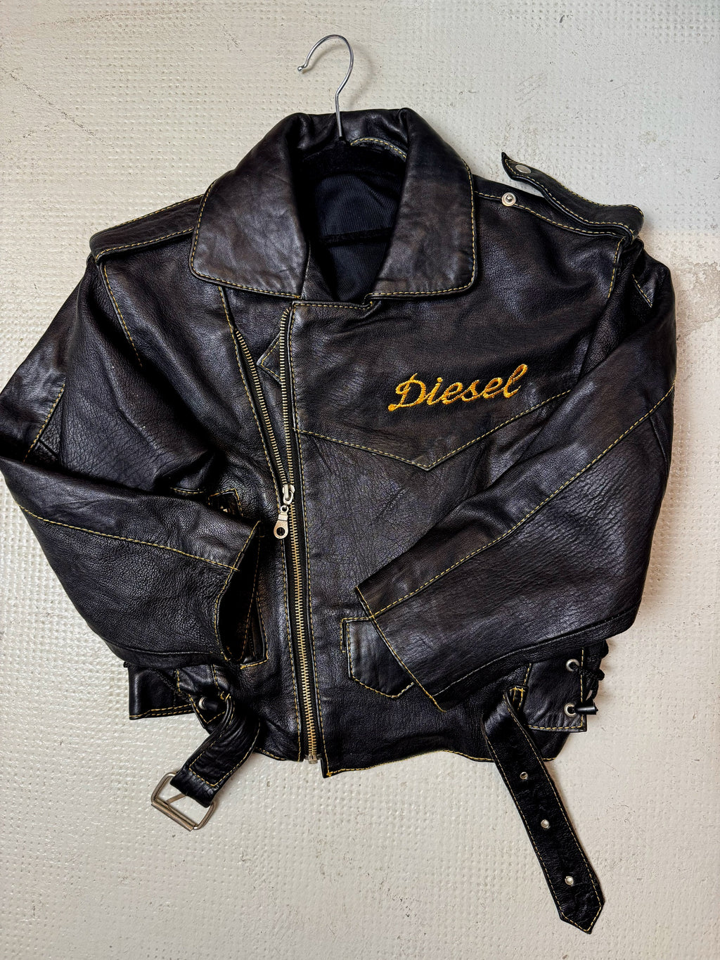 Diesel Lederjacke Größe 10/12A