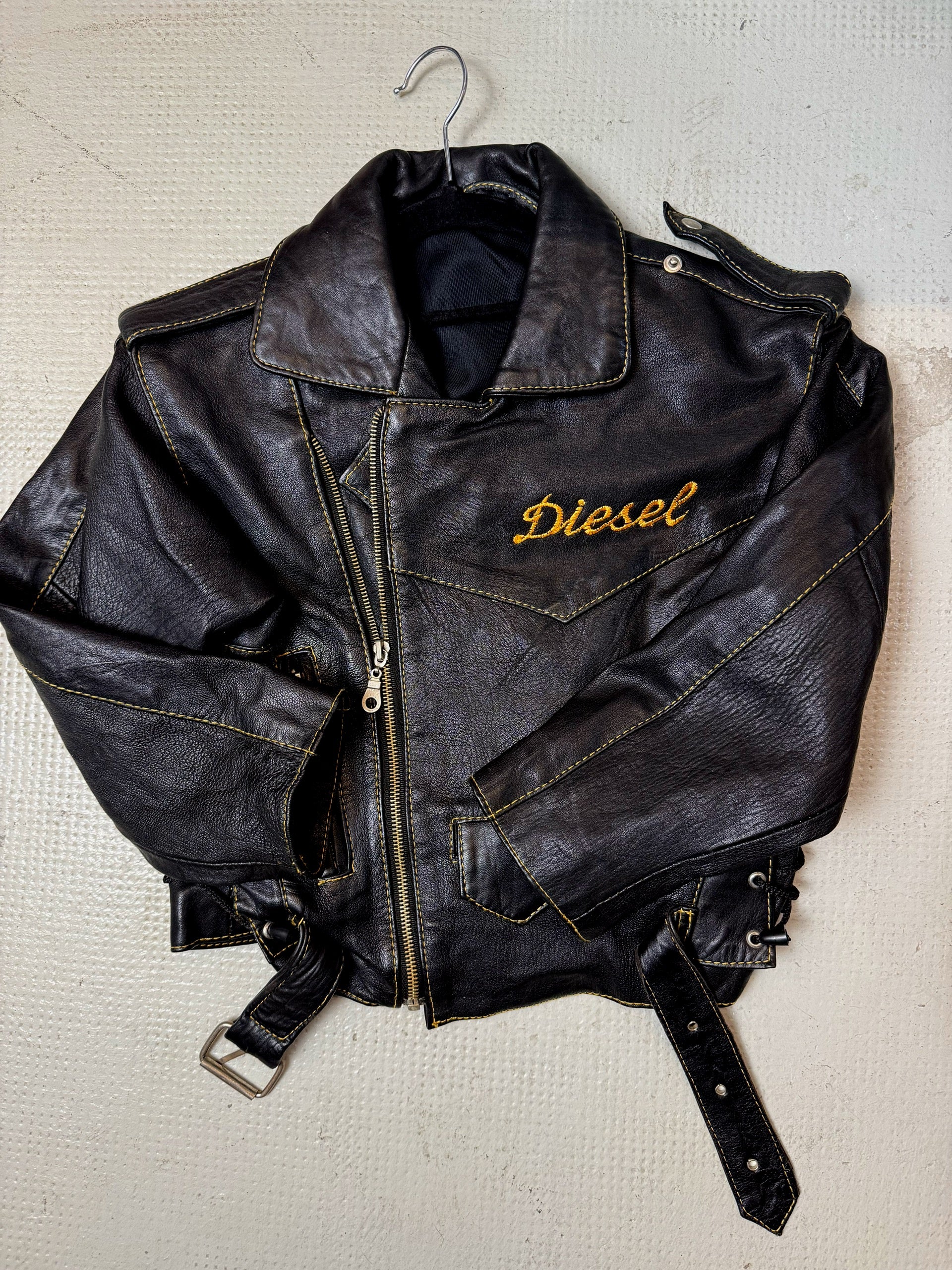 Diesel Lederjacke Größe 10/12A