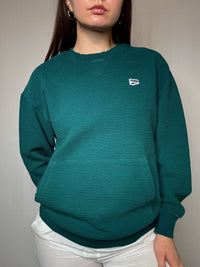 Puma M Vintage Teal Waffle Sweatshirt