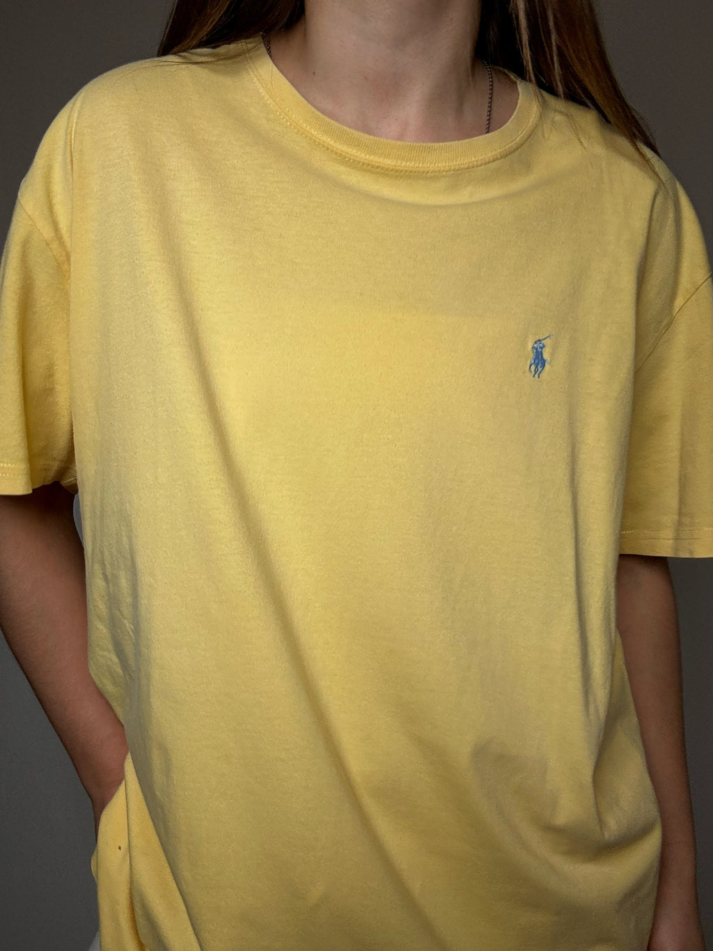 Tshirt Ralph Lauren jaune L vintage