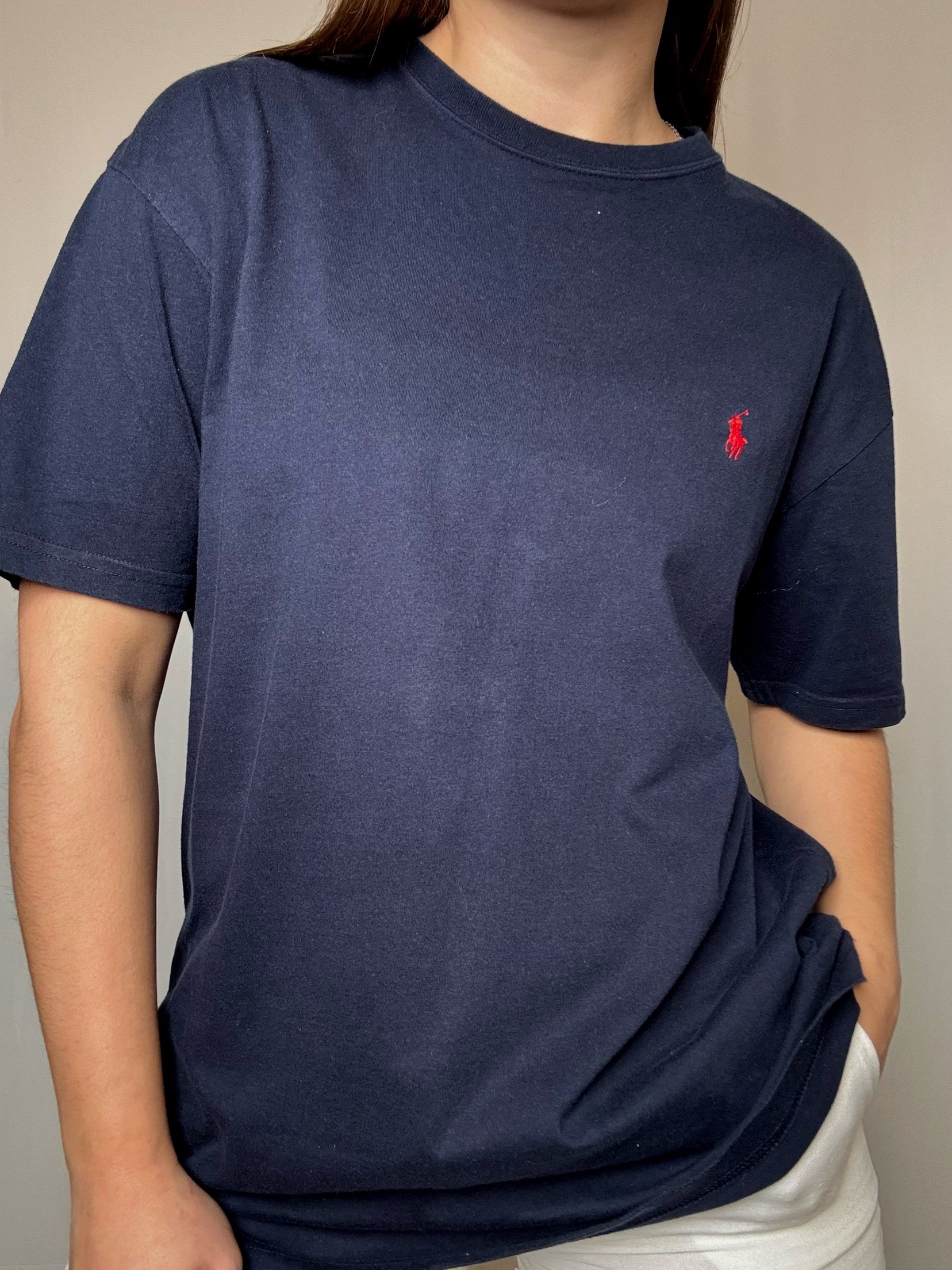 Ralph Lauren navy blue vintage T-shirt, size M