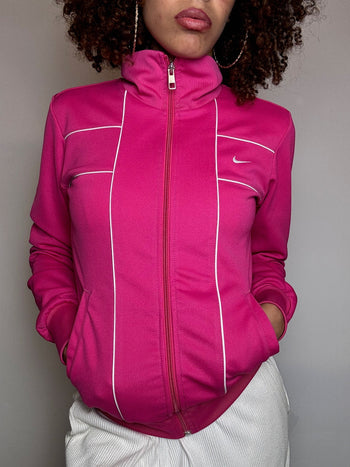 Jacket de sport fushia NIKE S/M vintage