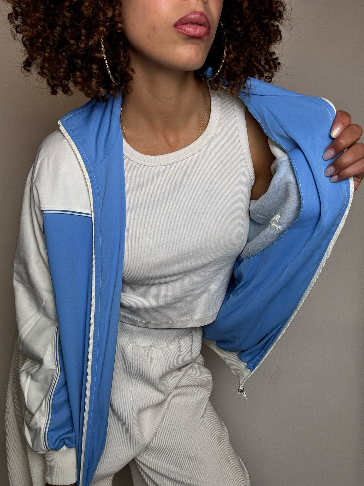 Veste de sport bicolore PUMA M/L vintage