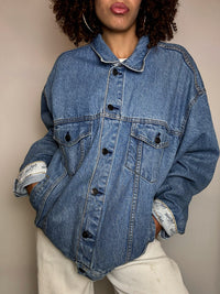 Vintage Wampum leichte Jeansjacke 