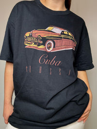 Tshirt noir Cuba L vintage