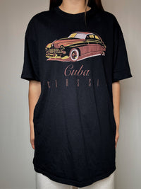 Tshirt noir Cuba L vintage