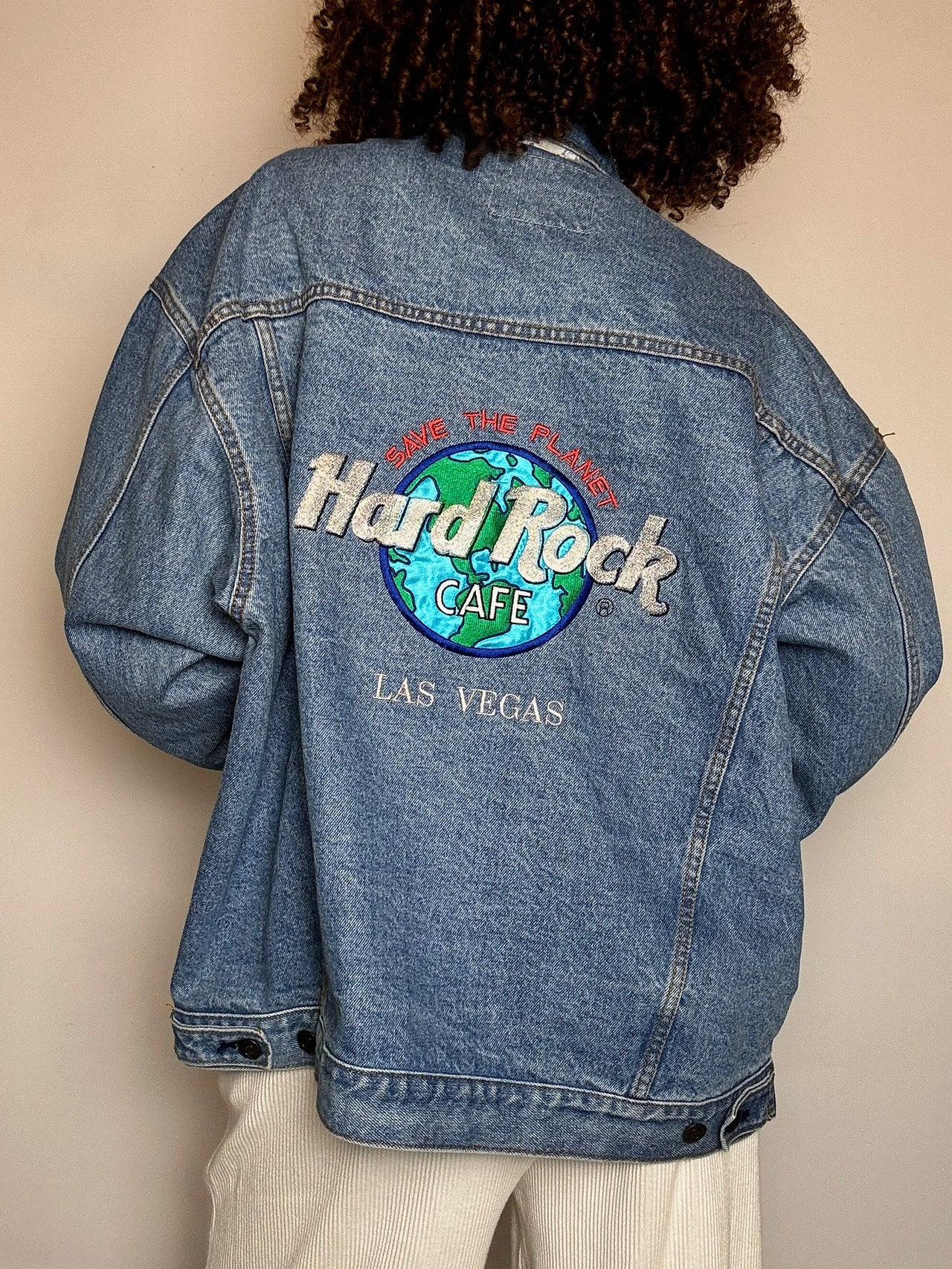 Vintage Wampum leichte Jeansjacke 