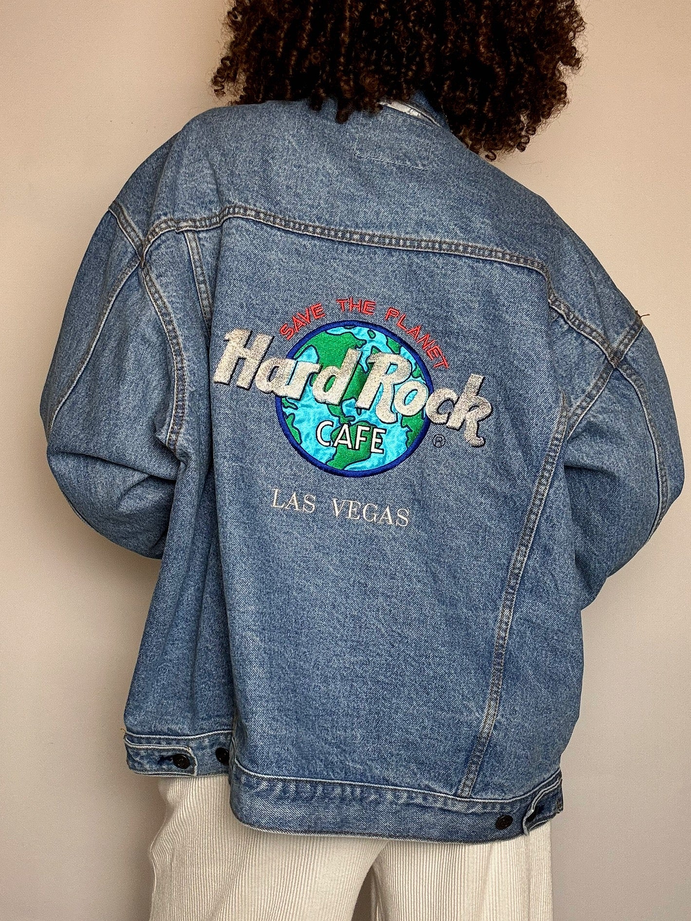 Vintage Wampum leichte Jeansjacke 
