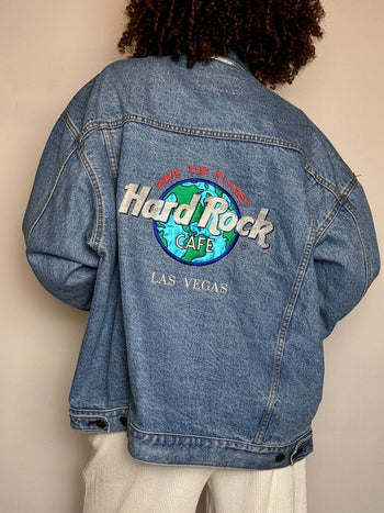 Vintage Wampum leichte Jeansjacke 